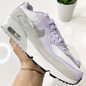 Nike Women's Sneakers in Lavender and White